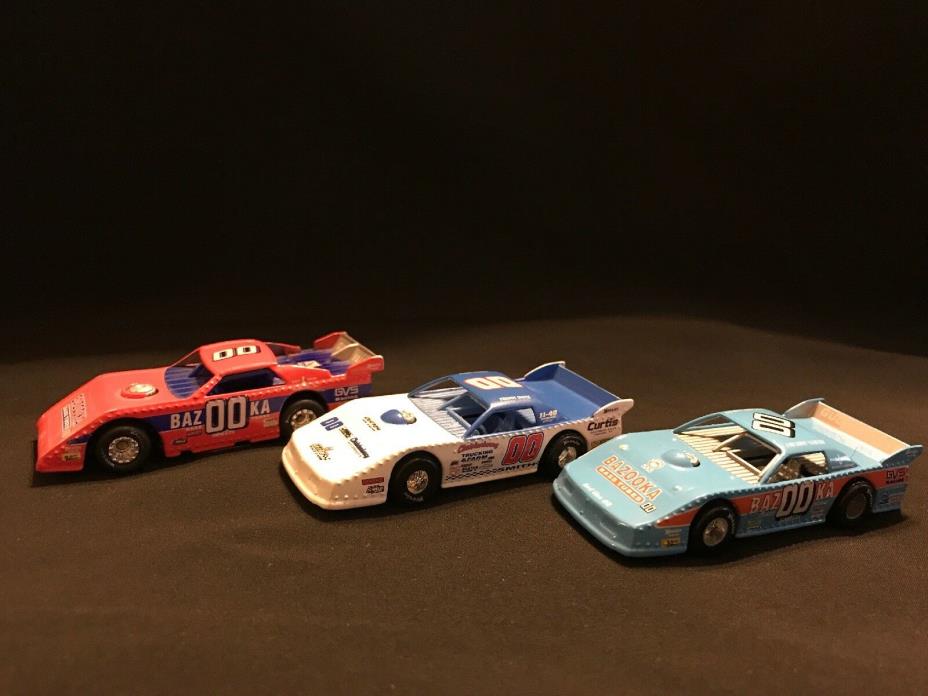 Freddy Smith #00 Baz00ka 1:64 Diecast Dirt Track Cars Lot Of 3- No Boxes