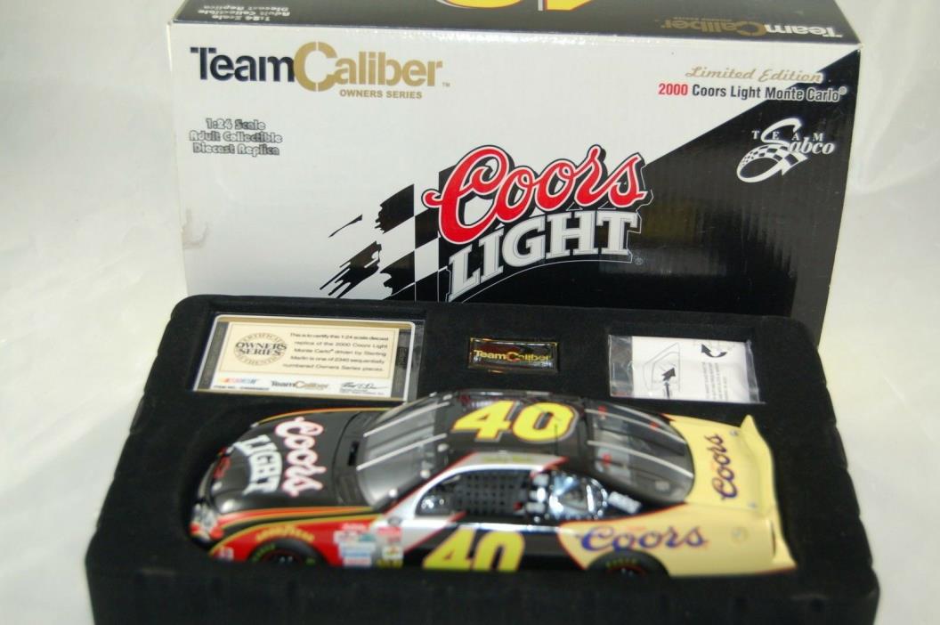 Team Caliber Coors Light Sterling Marlin 2000 Monte Carlo Nascar 1:24 Scale