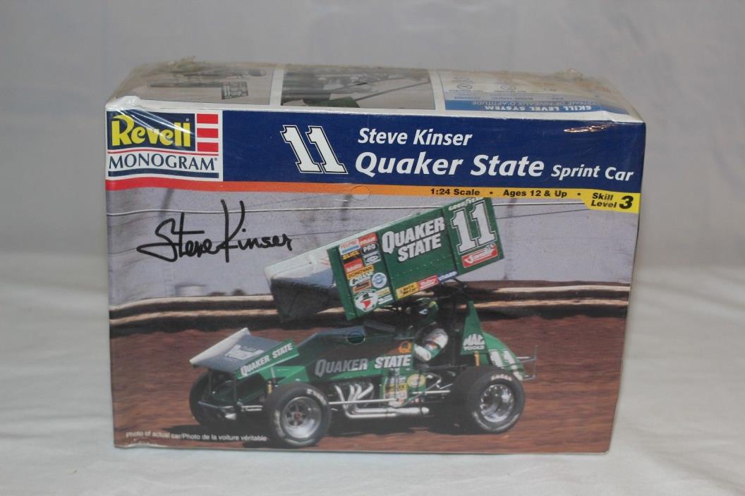 #11 Steve Kinser Quaker State Sprint Car 1:24 Scale Model Kit