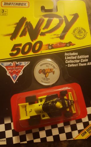 Matchbox Indy 500 Winner of Race 1911 Coin Collectable NEW on Card Free Ship