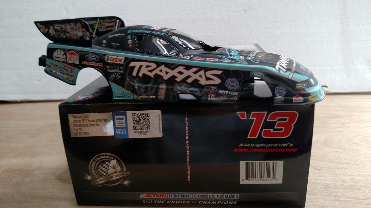 2012 COURTNEY FORCE 1/24 TRAXXAS Ford Mustang ROOKIE OF THE YEAR 1 OF 711. NICE