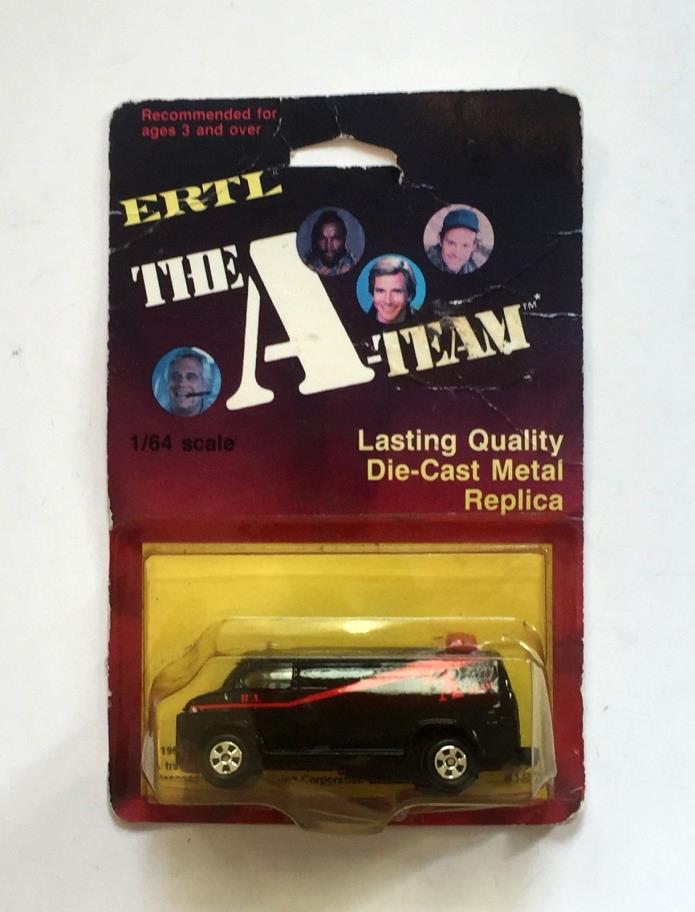 ERTL A-Team Vintage Die-Cast BA Van 1/64 Toy Car