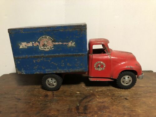Rare Tonka Toys 1954 Private Label Hardware Hank Box Van Old Toy Truck
