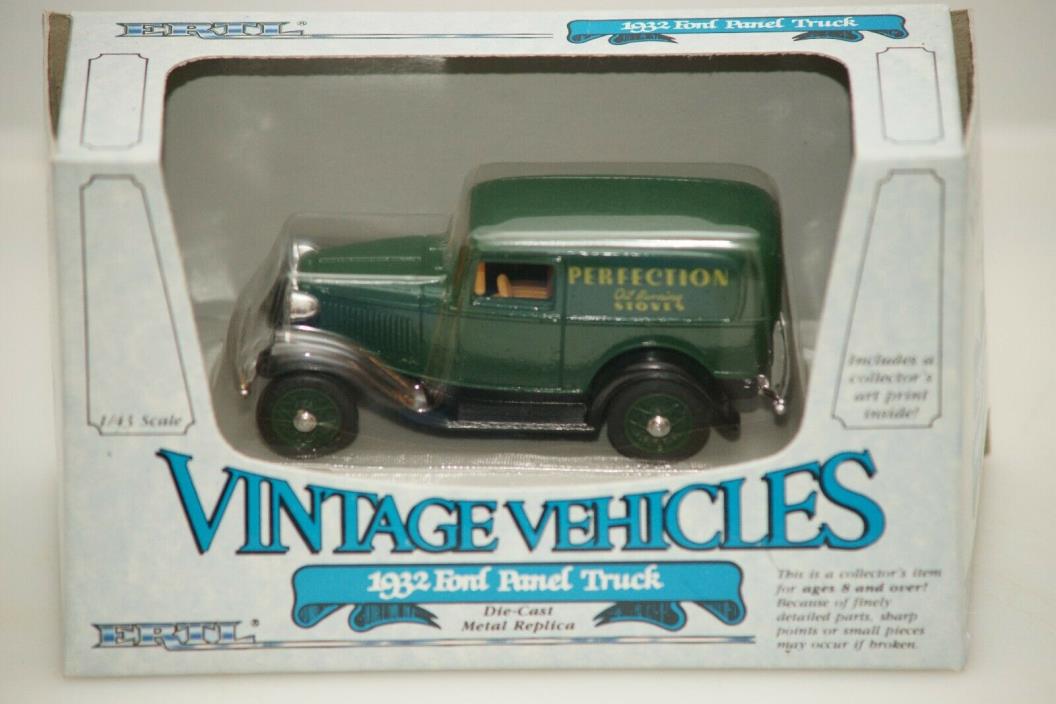 ERTL VINTAGE VEHICLES 1932 Ford Panel Van 1/43 Scale NIB #2504