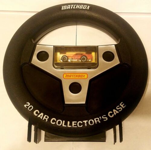 Vintage Matchbox 1983 20 Car Collector's Case Steering Wheel