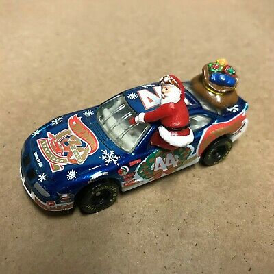 Blue #44 Santa Claus Race Stock Car Hot Wheels Loose Diecast Car GQ