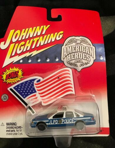 Johnny Lightning AMERICAN HEROES Police Cruiser 1996 Chevy Caprice JLPD 1:64