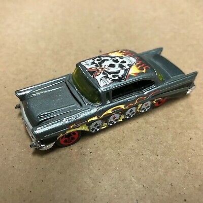 Grey '67 Chevy Skulls Hot Wheels Loose Diecast Car GQ