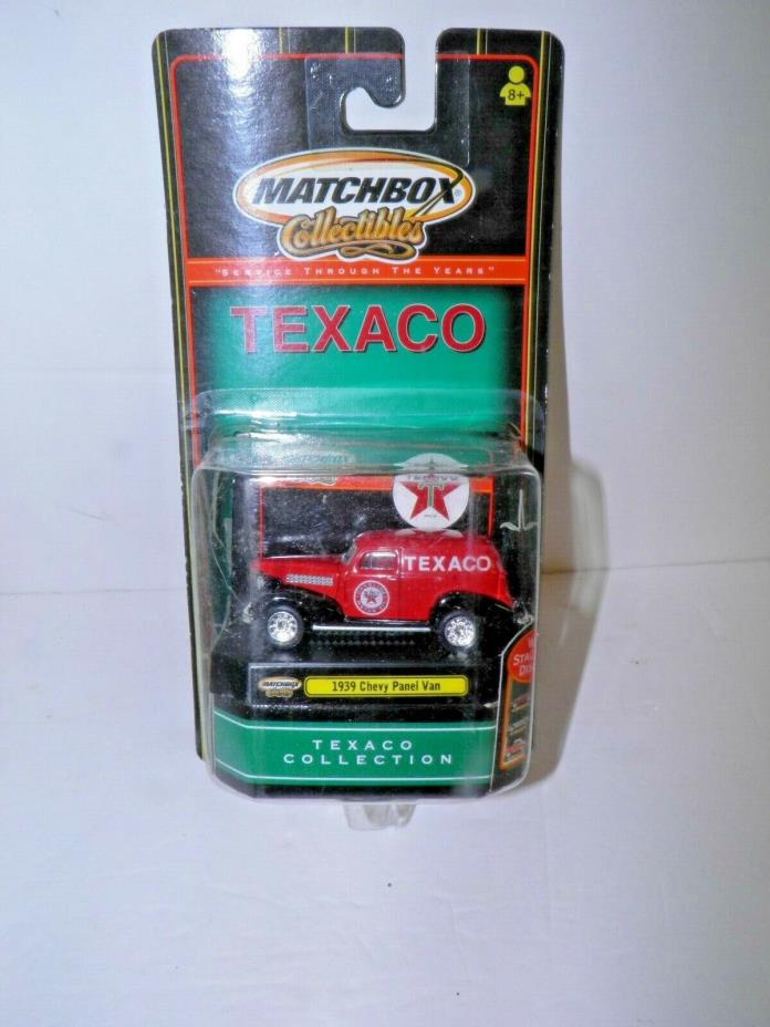 Matchbox Collectible Texaco 1939 Chevy Panel Van mint card