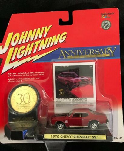 1970 CHEVY CHEVELLE SS 454 JOHNNY LIGHTNING ANNIVERSARY SERIES 1:64 SCALE
