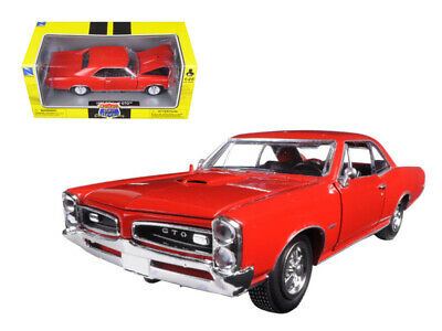 1966 Pontiac GTO Red 1/25 Diecast Model Car by New Ray