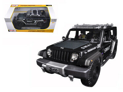 Jeep Rescue Concept Police SWAT Version 1/18 Diecast Model by Maisto