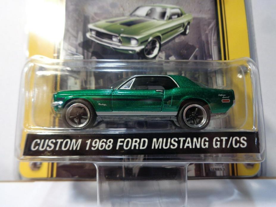 2007 GREENLIGHT Custom 1968 FORD Mustang GT/CS Green Machine Super Rare Chase