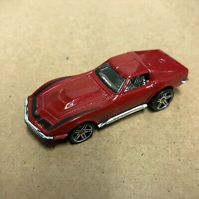 Red '69 Corvette Hot Wheels Loose Diecast Car HA