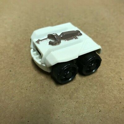 White Mini Tank Hot Wheels Loose Diecast Car HA