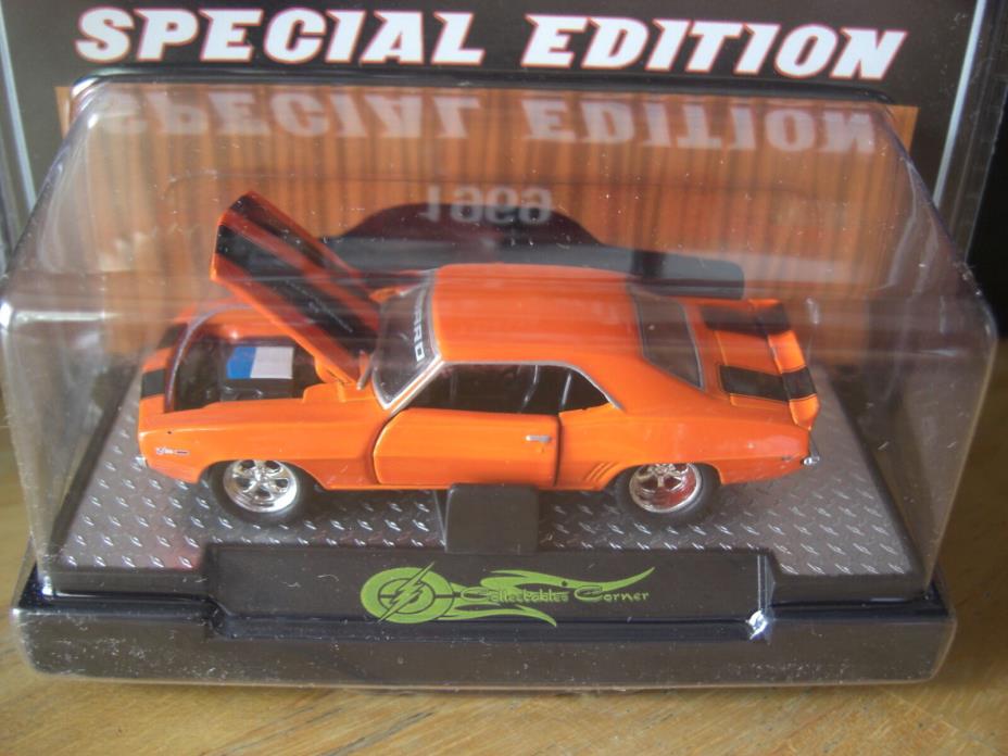 M2 Machines Orange 1969 69 Camaro Z 28 RS 1 of only 492 Made Chase 1/64 Diecast