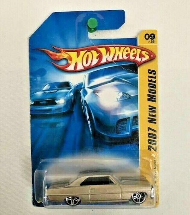 Hot Wheels 2007 New Models FE 009 '66 Chevy Nova Gold Black Stripes PR5 DC