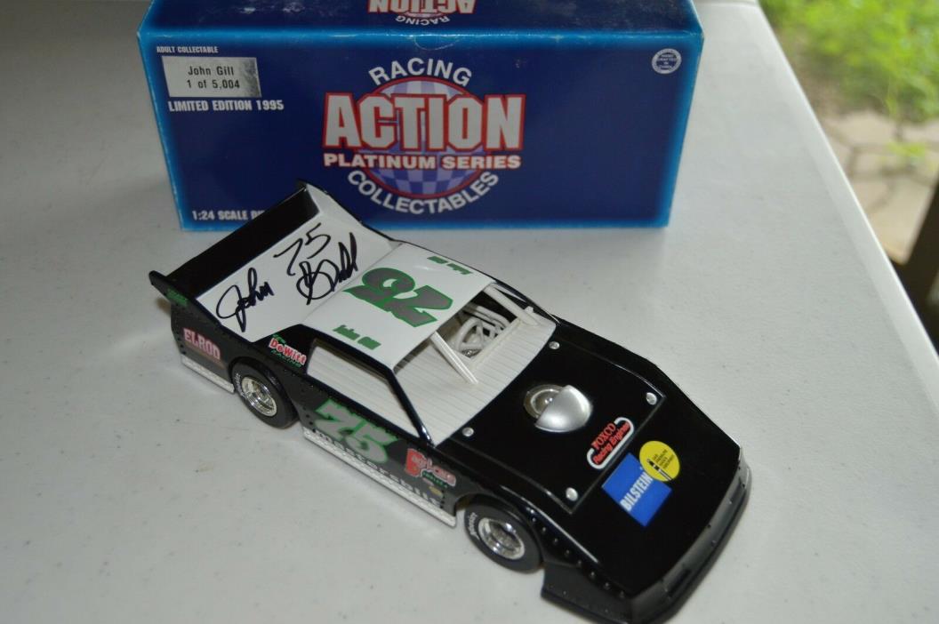 Action Platinum Series John Gill Dirt Car #75 1/ 5,004 Action 1:24 Scale SIGNED