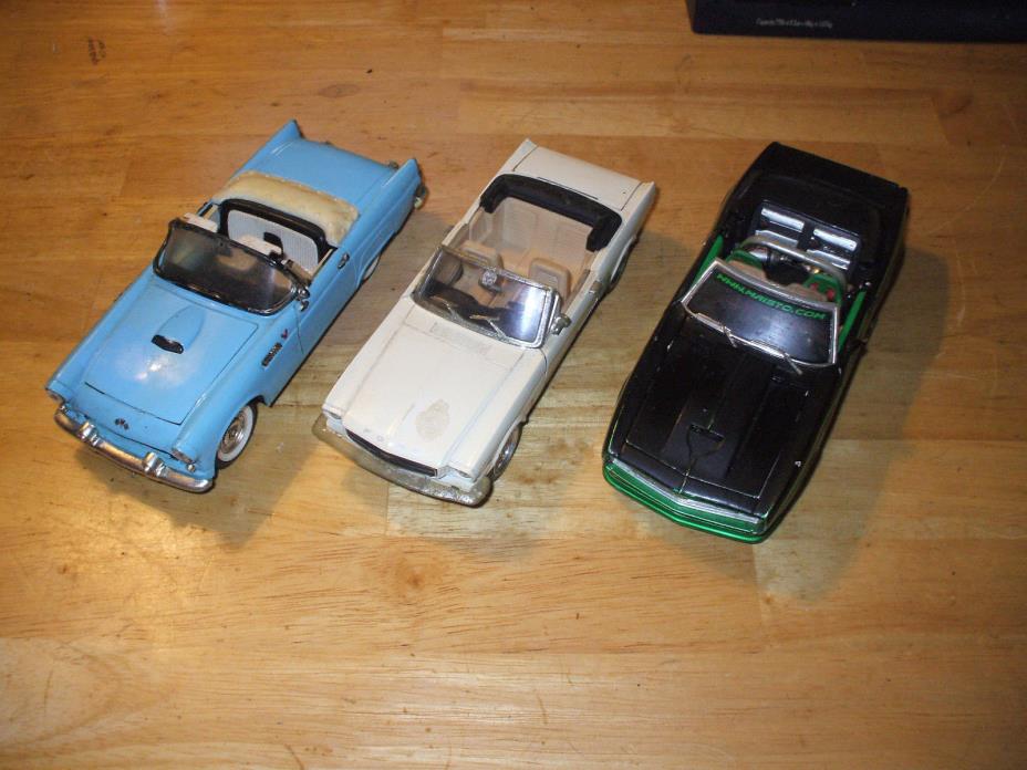 Lot of 3 Collectible Cars, Slightly Imperfect