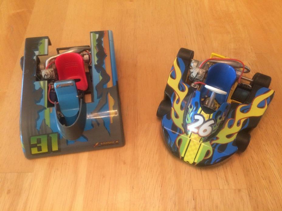 Lot Of 2 Diecast Go Carts, Used