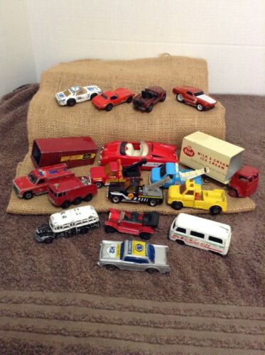 Vintage Hotwheel Matchbox and Lesney 1:64 Die Cast Car Lot