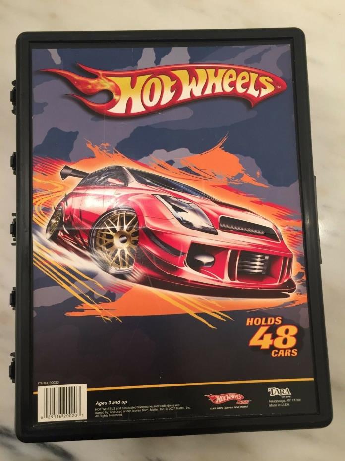 49 Assorted Hot Wheels Cars with Black Travel Case