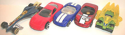 Diecast Car Collection of 5 - Racer, Corvette, Daimler Chrysler, Viper & McD's