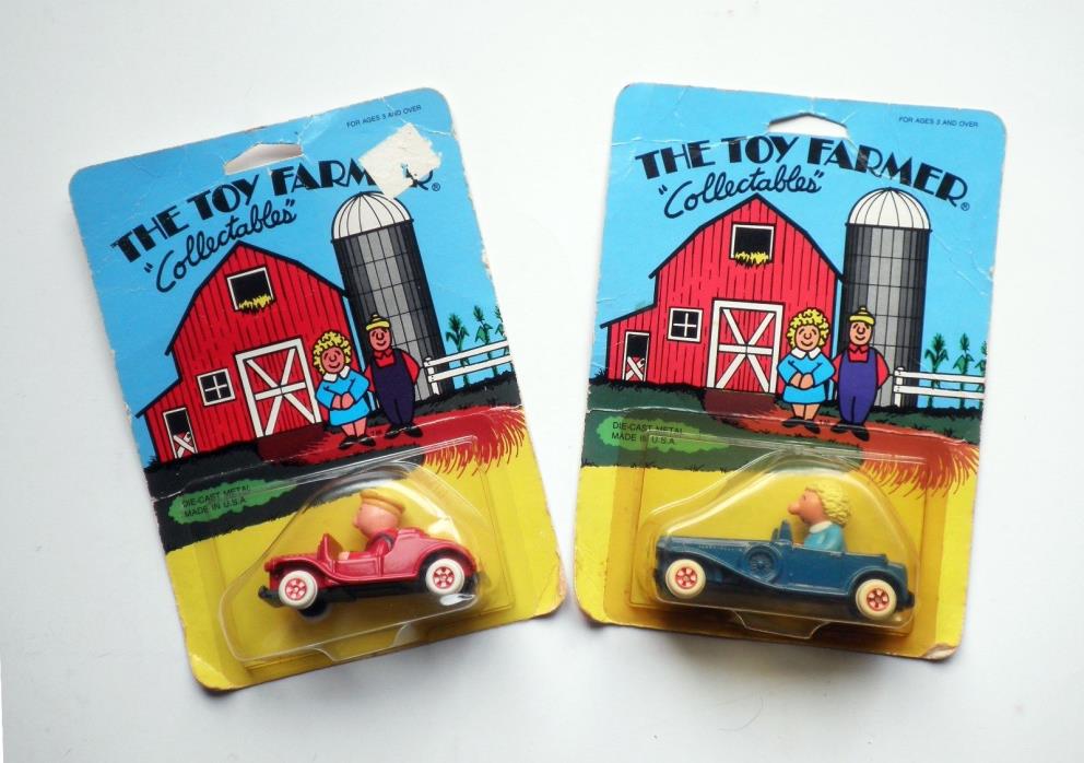 ERTL The Toy Farmer Die Cast Collectible Cars Zeke #4572 and Mildred #4569 1/64