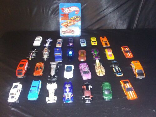 Vintage Lot Of Mixed 1/64 Hot Wheels Matchbox And. Other die cast cars