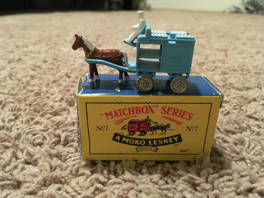 Matchbox Series A Moko Lesney No.7. Horse n wagon