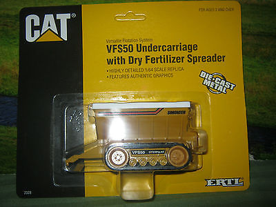 Cat VFS50 Undercarriage w/Dry Fert. Spreader Ertl DieCast 1/64Scale Replica 1996