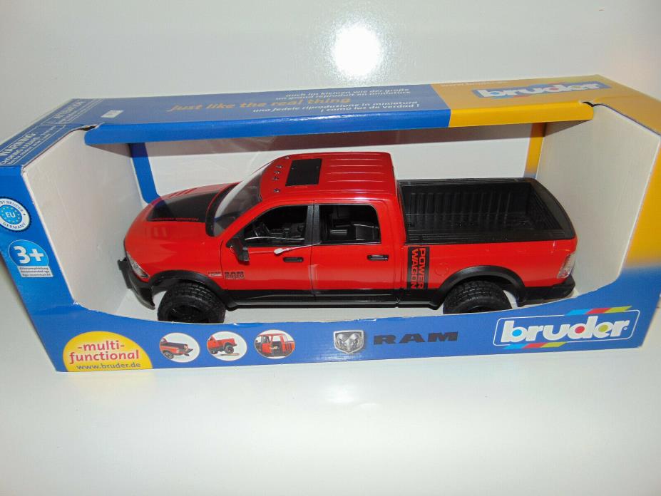 1:16 Bruder Dodge RAM 2500 Power Wagon TOY #02500 Red RARE ** New in Box