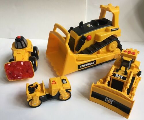 Caterpillar Toy Construction Trucks With Sound And Movement ***Lot Of 4***