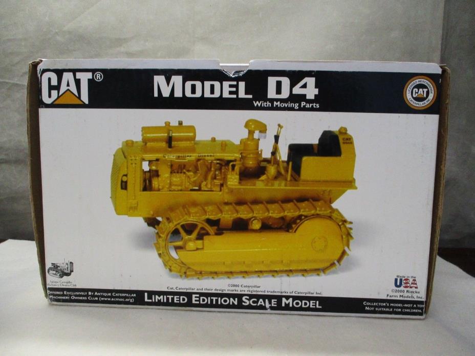 ACMOC by Gilson Riecke 2000 Caterpillar CAT D4 Crawler Tractor Limited Edition
