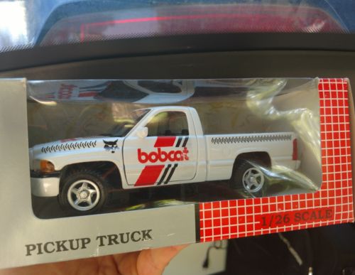 Bobcat White Dodge Pickup Truck Diecast 1:26 Scale Model Toy NIB Ingersoll rand