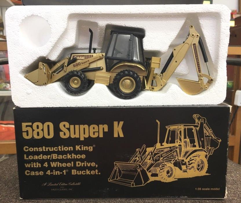 Case 580 Super K Construction King Loader/Backhoe Limited Edition in the Box