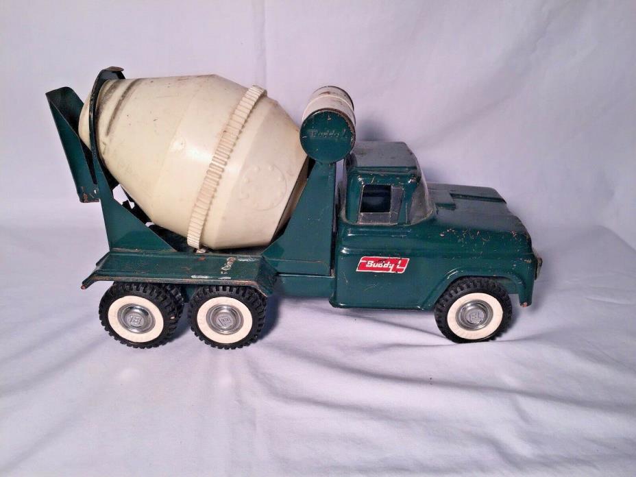 Vintage Buddy L Ford Cement Concrete Mixer #5465 Pressed Steel 1960s