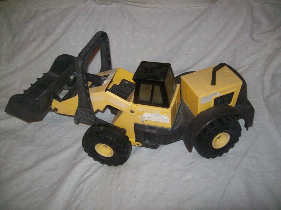 Vintage Tonka Front End Loader Truck Yellow Pressed Steel