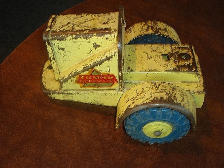 Vintage 1950s Marx Lumar Contractors Earth Hauler Pressed Steel Parts Lot