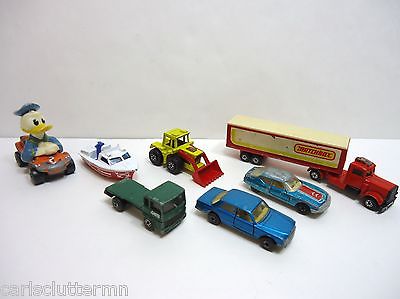Vintage Lesney Matchbox Superfast & Disney Lot Citreon SM Blue Mercedes 450 SEL