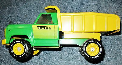 1986 Tonka Dump Truck Yellow Metal toy Pressed metal retro free shipping