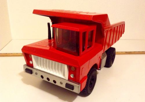 Vintage 1964/65 Mighty Tonka Dump Truck Pressed Steel Restored Custom Red Steel