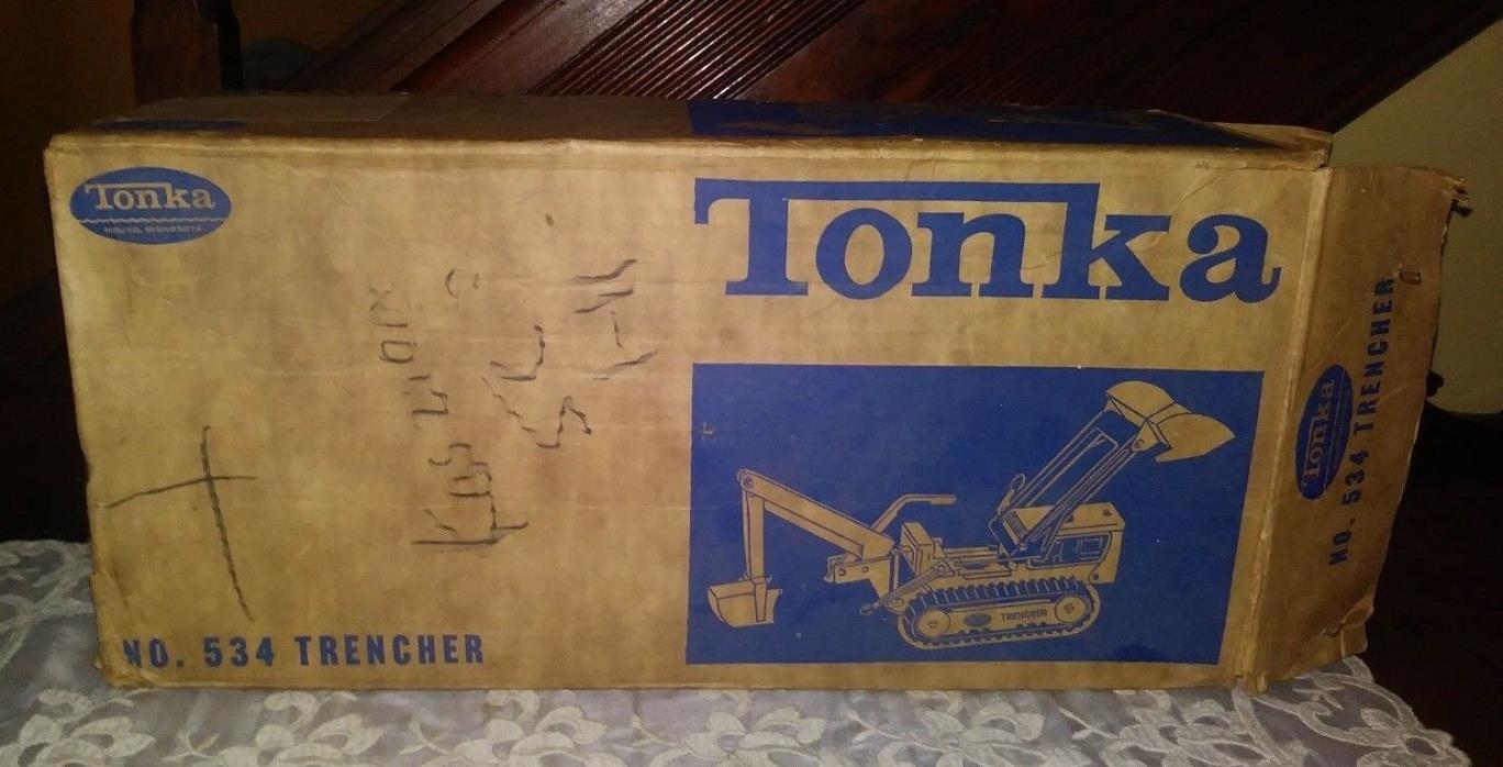 Vintage Tonka No.534 Trencher Box Only ( NO Trencher )