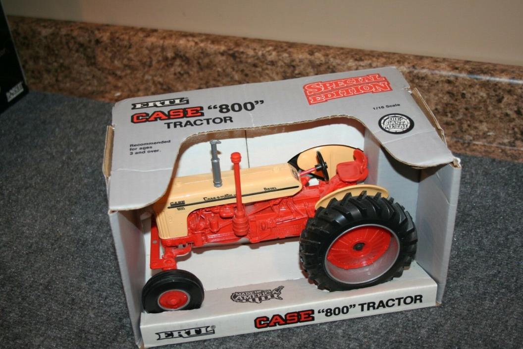 Case O Matic Diesel 800 1/16 Tractor in Box Ertl #693 Special Edition