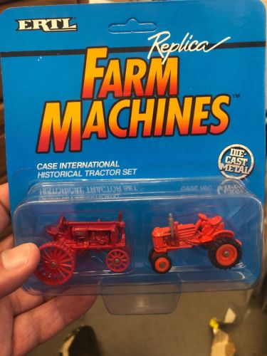 1991 Ertl Farm Machines Case International Historical Tractor Set - 2 PC #238