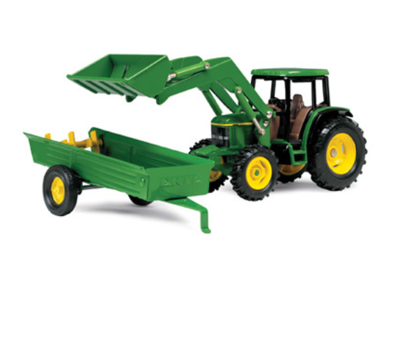 John Deere 1/32 Scale 6210 Tractor/Loader/Spreader #TBE15488
