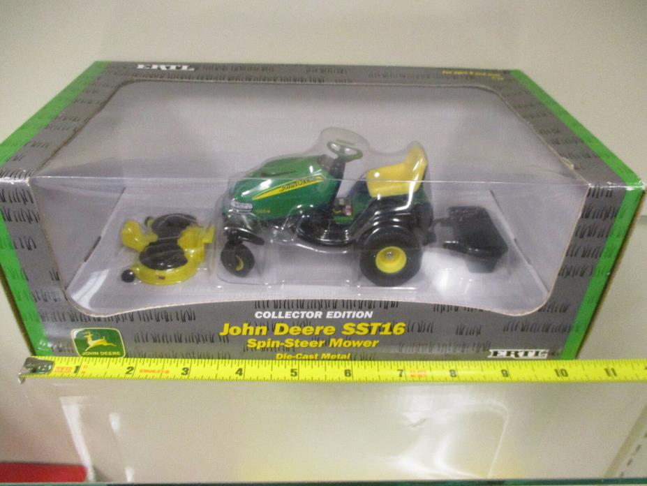 John Deere SST16 Spin Steer Lawn Mower Collector Edition By Ertl  1/16 scale