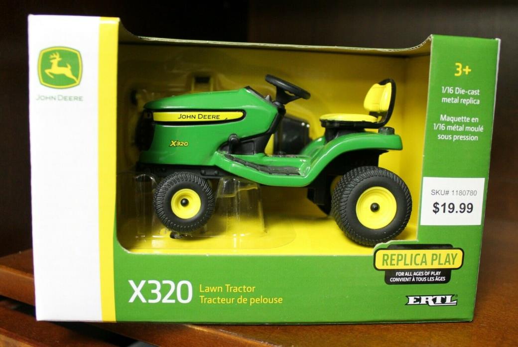 ERTL John Deere X320 Replica-Play 1-16 Die-Cast Lawn Tractor