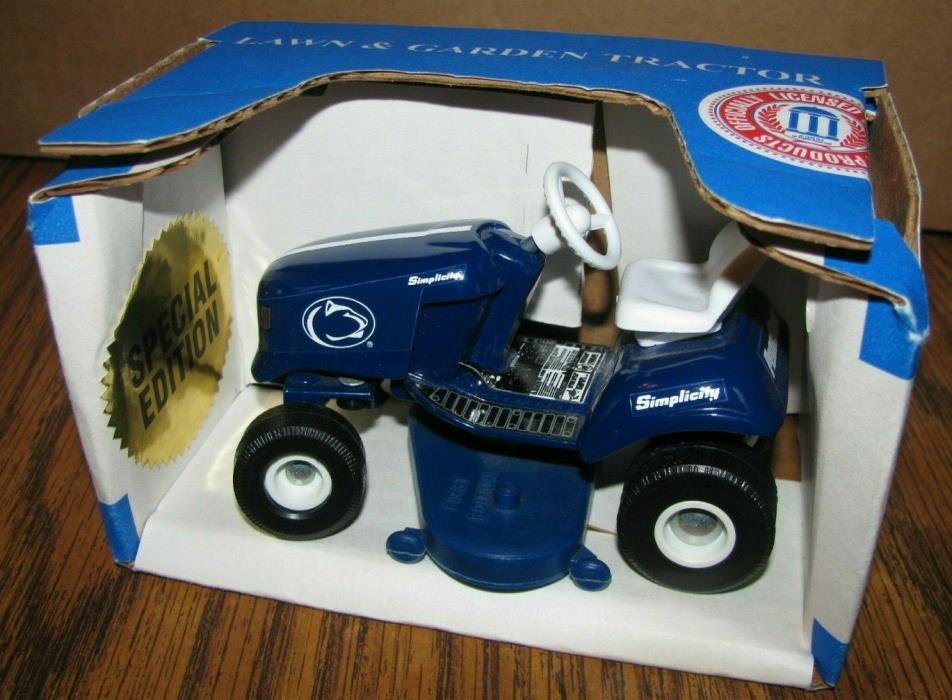 Simplicity PENN STATE College Lawn Garden Tractor FIRST ED 1/16 Scale Models Toy