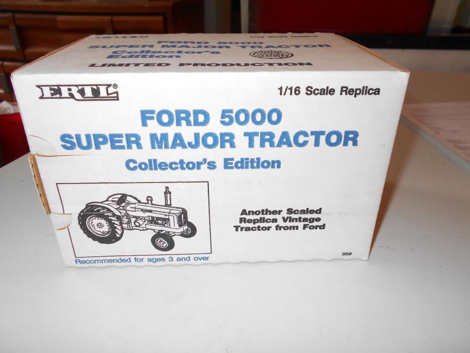 Ertl Tractor Ford 5000 Super Major 1:16 1988 yr.